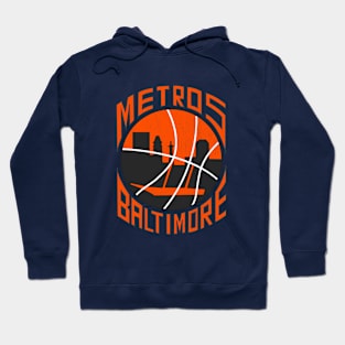 Short-lived Baltimore Metros Baseball 1978 Hoodie